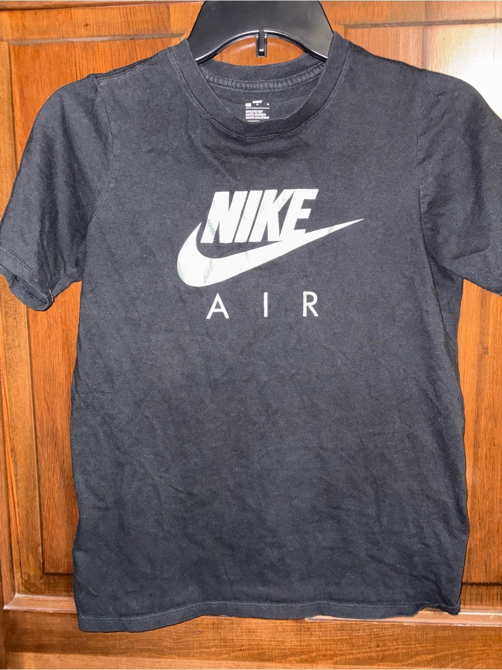 Kids Nike Air Black Logo Tee